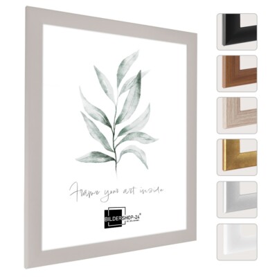 Bilderrahmen Corona in 15 Farben 40x40 Rahmen Urkunde Foto Poster MDF Bild