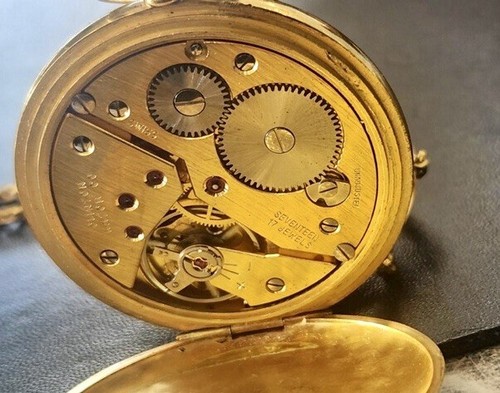 VINTAGE CLINTON 17 JEWEL POCKET WATCH WORKING - Picture 4 of 5