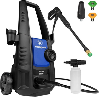 #ad Electric Pressure Washer 2100 Max PSI 1.76 Max GPM with Foam Cannon and Turbo N $177.99