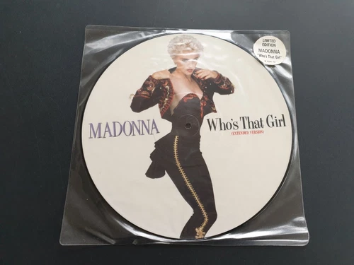 MADONNA - WHO'S THAT GIRL 1987 UK PRESS 12" VINYL RECORD PICTURE DISC EX/EX