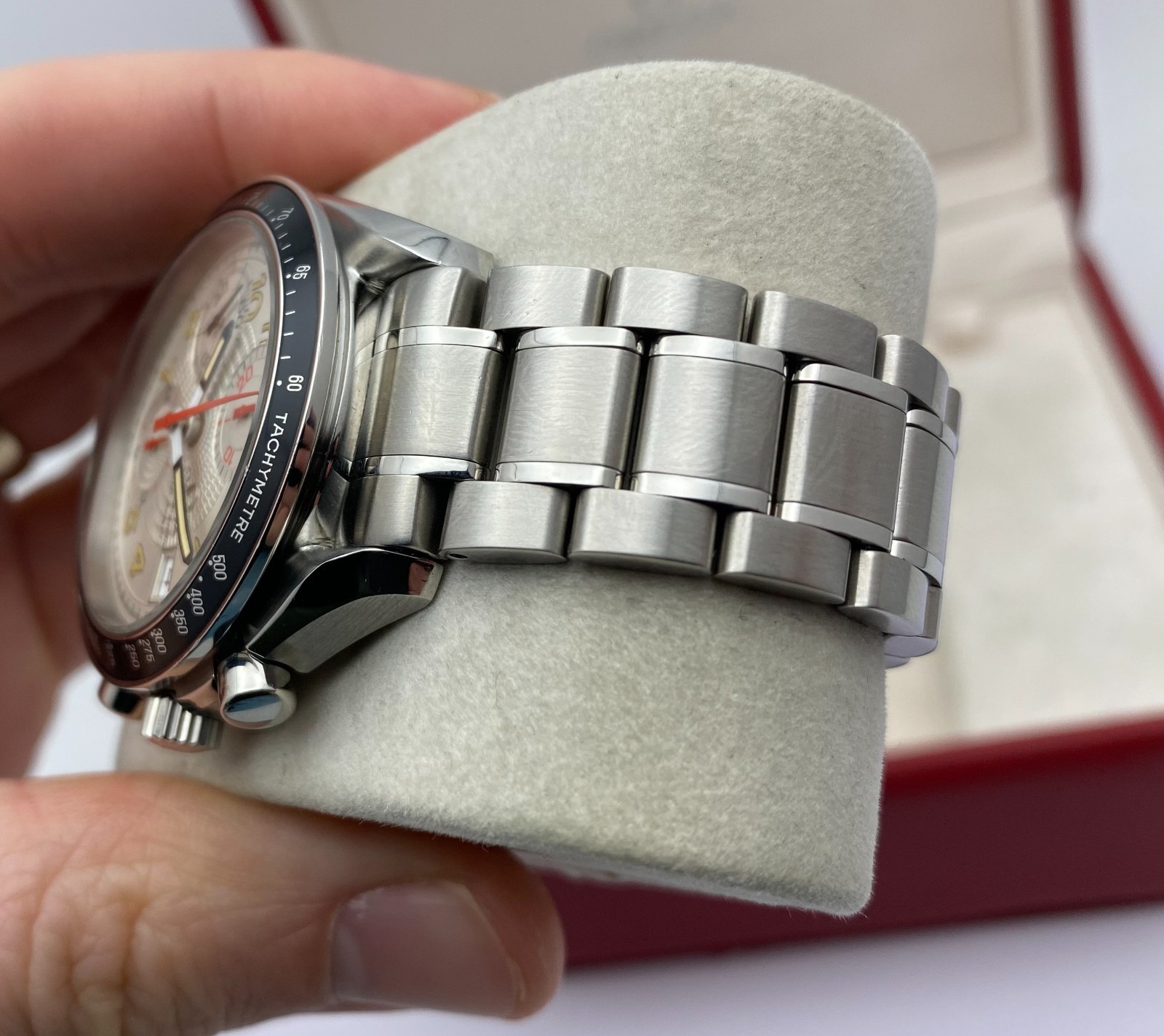 Omega Speedmaster Date Automatic Chronograph Whit… - image 11