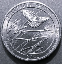 USA - 2020P - Washington ¼ $ - Tallgrass Prairie - Low Mintage