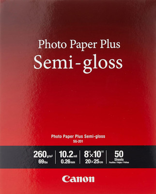 SG-201 8X10(50) Photo Paper plus Semi-Gloss 8'' X 10'' (50 Sheets) (SG-201
