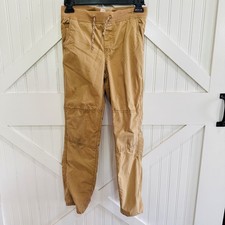 Cat And Jack Boy  s Size M 8-10 Pull on Khaki Lined Jogger Pants