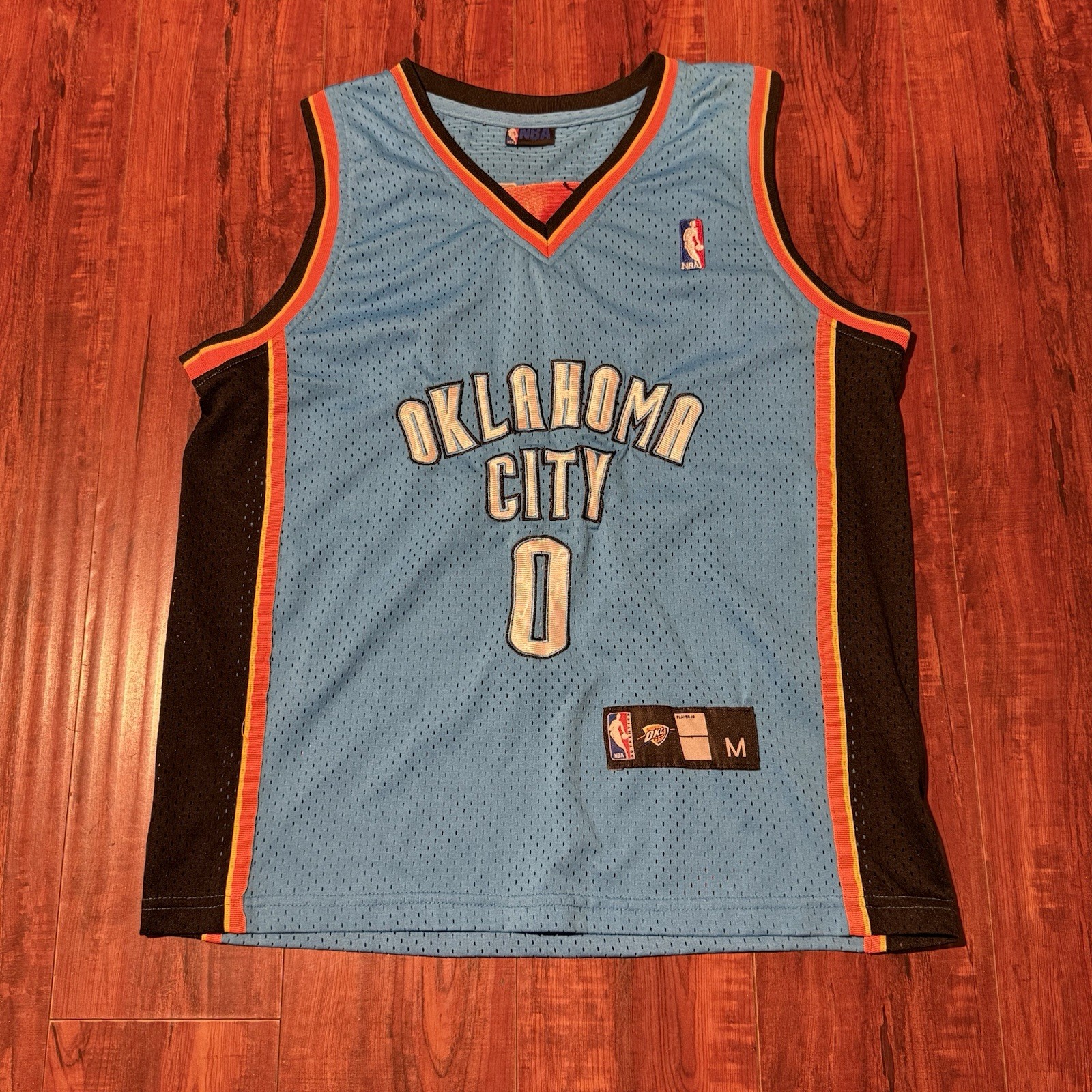 Russell Westbrook NBA Oklahoma City Thunder Basketball Jersey Sz Med Read Info!