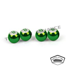 4pcs Pool 8 Ball Style Tire Valve Stem Caps Dustproof Air Leakage Proof Cap