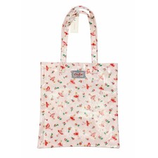 Cath Kidston Cath Kids Pink Ballerina Floral Oilcloth Tote Bag 29 x 27 cm