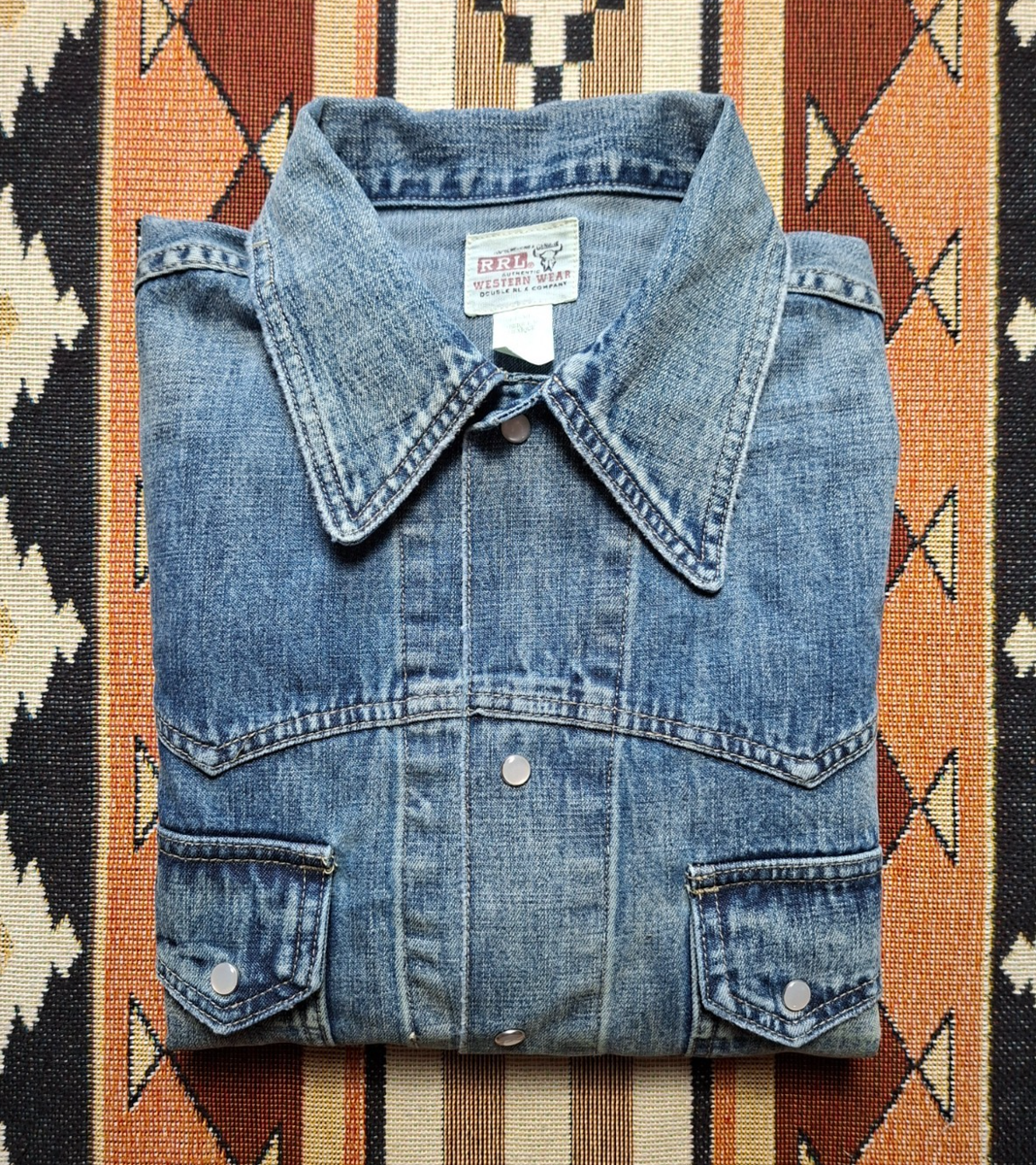 Double RL RRL Ralph Lauren Type II Hewson Wash Indigo Denim