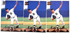 3 Card Lot 1998 Pacific Paramount Justin Thompson #51 Base,Red,Copper