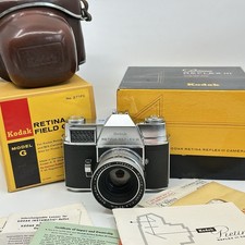 Kodak Retina Reflex III Camera Kit w/ Schneider-Kreuznach Xenon f/1.9 Mint Cond
