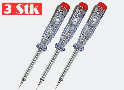 FIXPOINT 3x Spannungsprüfer 250V | Stromprüfer, Phasenprüfer, Schraubendreher, Isoliert