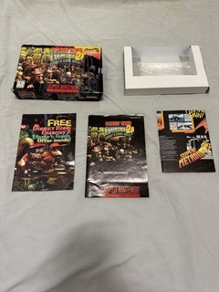 Donkey Kong Country 2 SNES (BOX MANUAL & INSERTS ONLY) Authentic OEM No Game