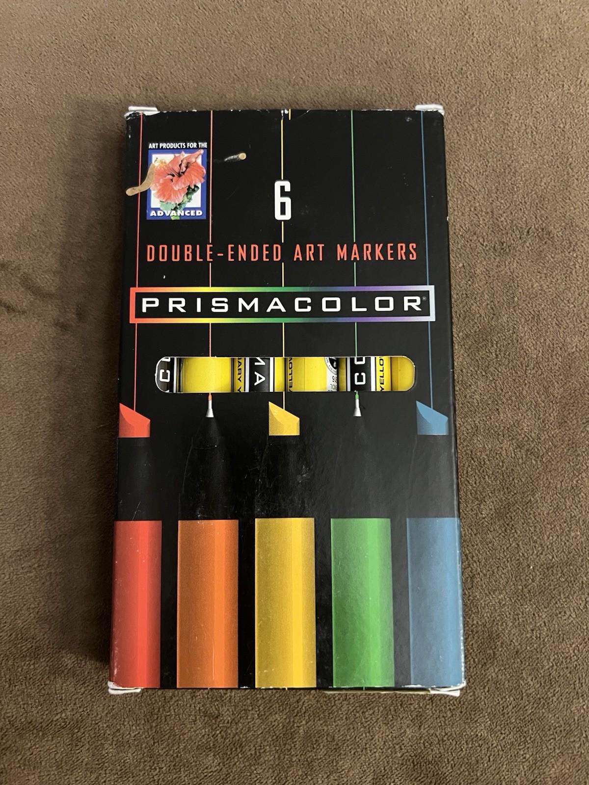 Pack Of 6 Markers Canary Yellow New