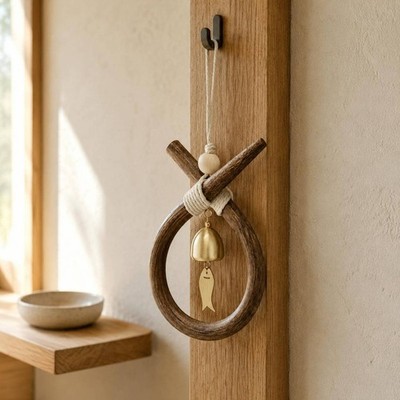 Rustikales Glockenspiel schlichtes Design rustikale Glocke Wandschmuck als Geschenk