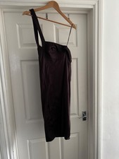 Ladies Dress Size 12 Dark Chocolate NEXT BNWT RRP 30 Pounds One Shoulder Evening