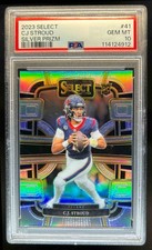 2023 Select C.J. Stroud RC Silver Prizm Concourse #41 Texans PSA 10