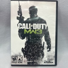 CALL OF DUTY Modern Warfare 3 PC DVD ROM Game With Case Original.    M6