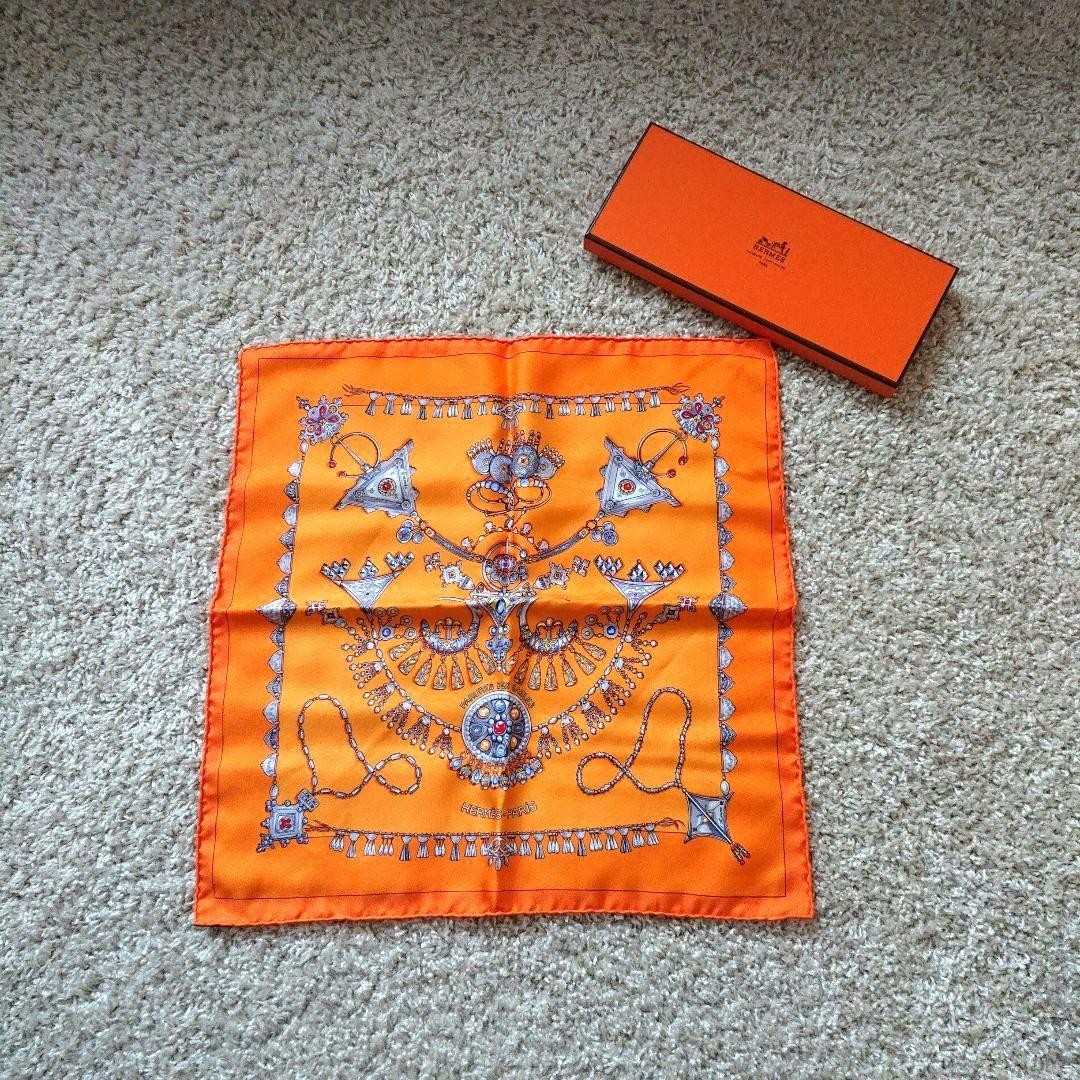 HERMES Parures Des Sables Petite Scarf Boyfriend