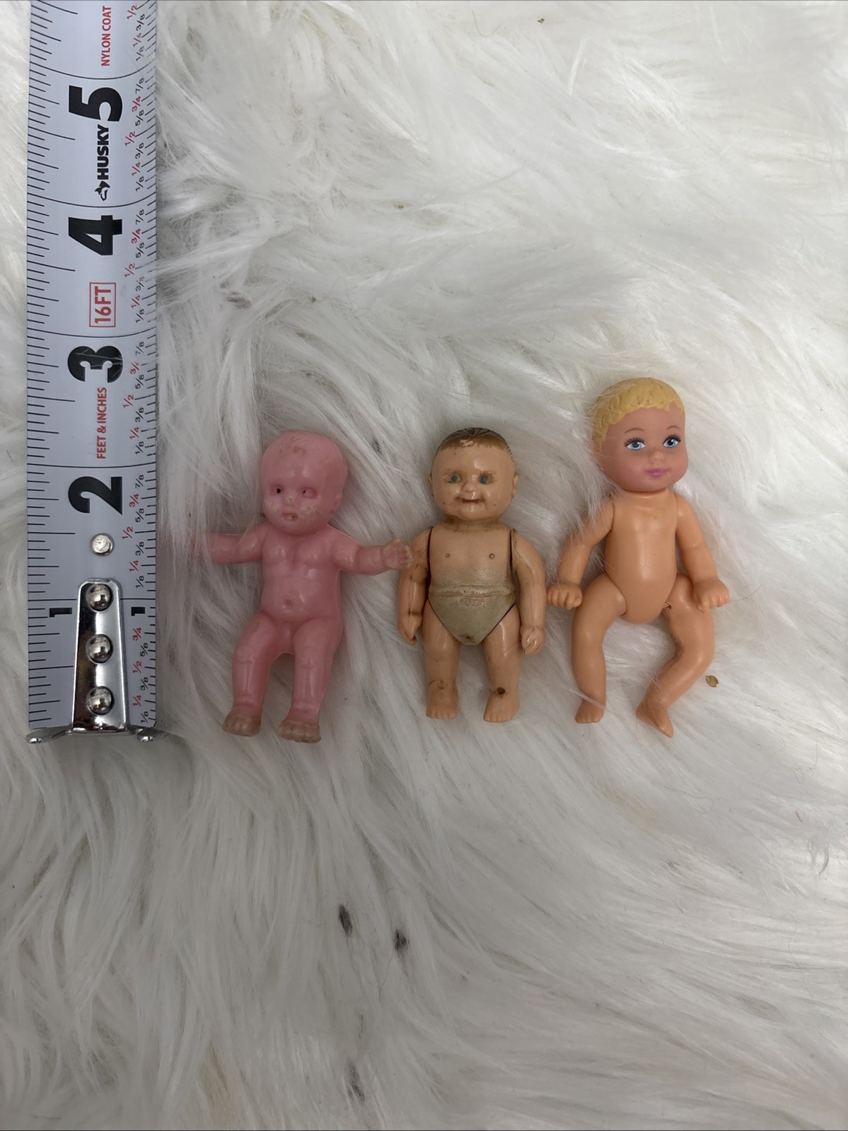 3 Vintage Baby for Dollhouse Dolls