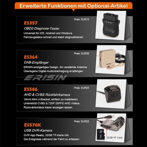 Android 13 CarPlay DAB+ Navi Autoradio Für AUDI A4 S4 RS4 B9 B7 RNS-E SEAT EXEO - Bild 24 von 24