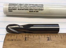 1 pc. 7/16 3 FLUTE SE STUB CARBIDE BALL END MILL. USA loc stk 