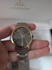 Credor GCAR969 Nibi-Iro (Grand Seiko Tree Bark Dial) 2019 Watch 18K SS Gold SS