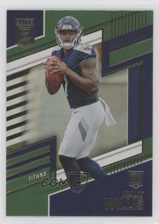 2022 Panini Donruss Elite Rookies Green Malik Willis #102 Rookie RC