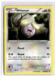Whismur 80/124 XY - Fates Collide Common
