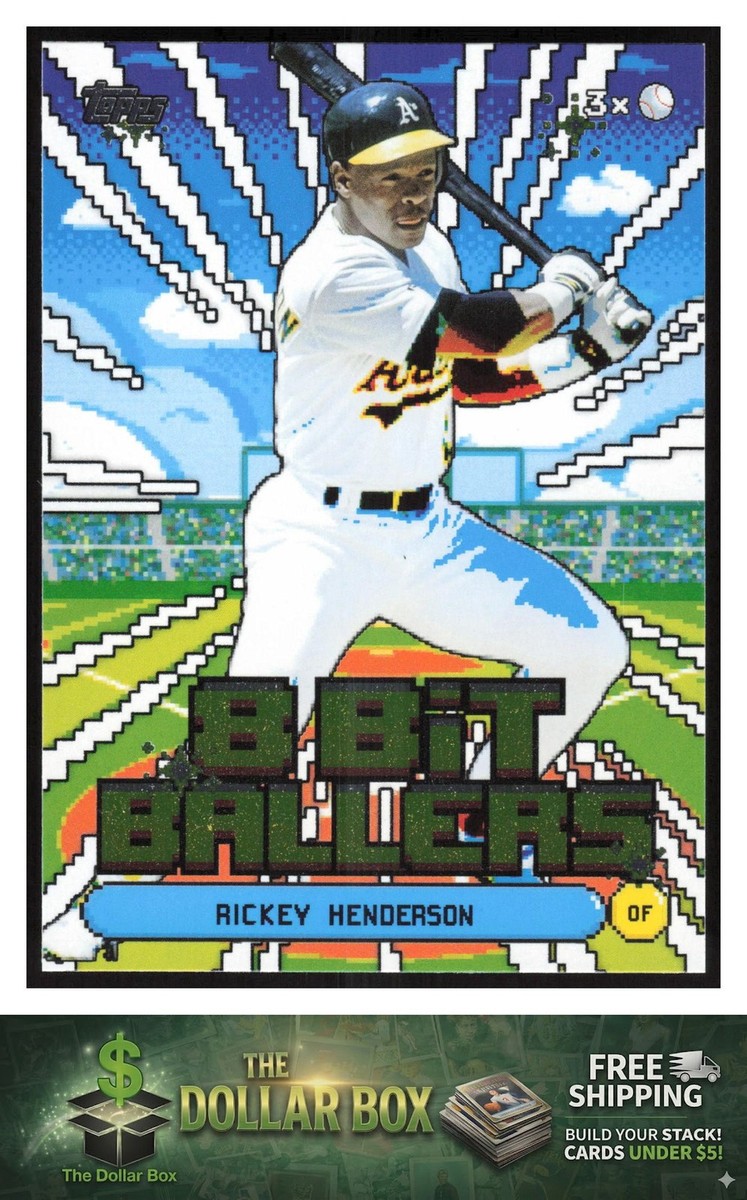 2026 Topps #8B-17 Rickey Henderson 8 Bit Ballers Athletics | eBay
