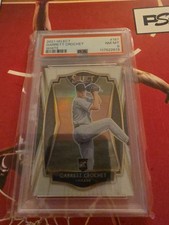 2021 Select Garrett Crochet White Prizm Rookie #187 PSA 8
