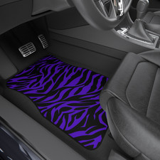 Purple Zebra Car Floor Mats Zebra Print Car Decor Cute Car Accessory Car Gift