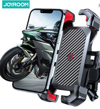 Motorcycle Phone Mount Auto Lock 100mph Military Anti-Shake Bike Phone Holder US
