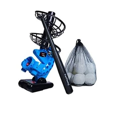  380BH Baseball Pitching Machine, Battery Powered, Angle Adjustable, Comes 