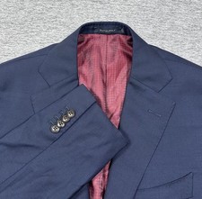 Suitsupply Blazer Mens 42 Tag Blue Wool La Spalla Vitale Barberis Canonico City