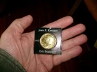 1964 Kennedy half dollar gold plated commemorative coin
