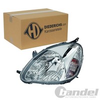 Diederichs Halogen Scheinwerfer Mit Lwr-Motor Links FüR Toyota Yaris | 6605281