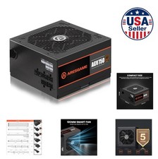750W Power Supply 80 Plus Bronze Semi Modular ATX 120mm Fan Quiet Gaming PC