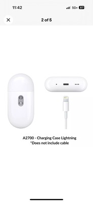 Apple AirPods Pro 2nd Gen - MagSafe Lightning Charging Case A2700