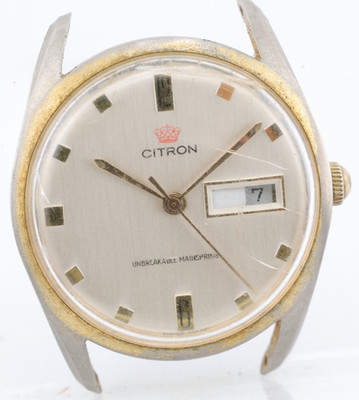 CITRON SWISS cal. EB 8397-67 WRIST WATCH 34mm, 18mm LUG, RUNS (M14)