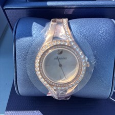 Image of Swarovski Eternal Quartz Crystal Silver Dial Ladies Watch 5377576 rrp£350