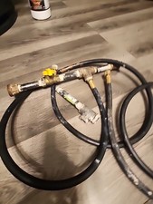 3/8 " Brass/Gas Valve and  Hoses