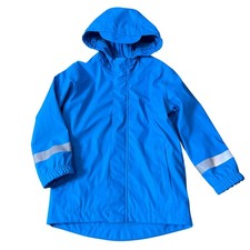 Cat Jack Boys Blue Rain Coat Size 4T