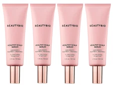 Lot of 4 NEW BeautyBio Healthy Scalp Serum Hair Density Treatment 1.7 oz Each