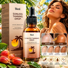 Self Tanning Drops for Face  Body, Face Self Tanner Drops with Natural-Looking