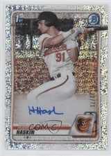 2020 Bowman Draft Chrome Picks Sparkle Refractor 22/71 Hudson Haskin Auto 0l8