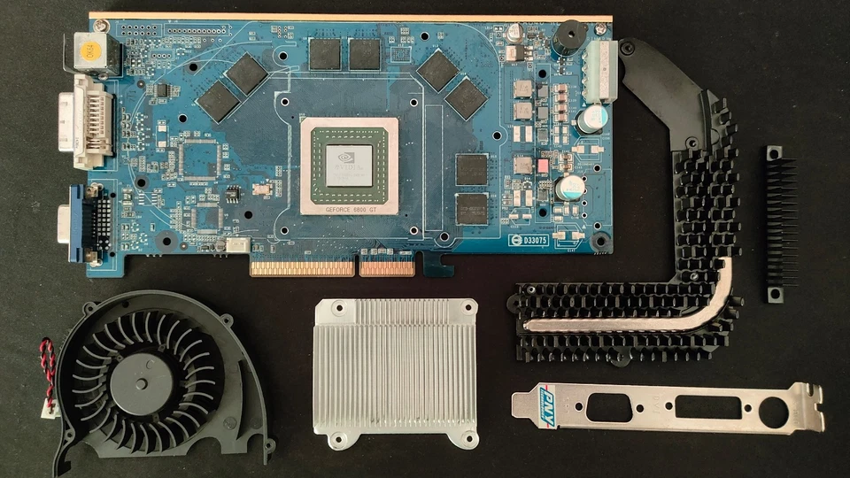 PNY Verto Nvidia Geforce 6800 GT 256MB GDDR3 (256bit) AGP RARE - Image 2 of 4