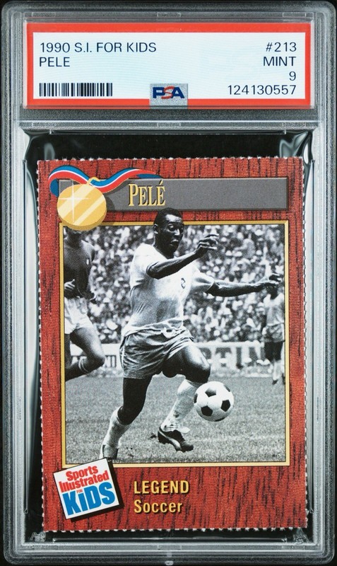 1990 Sports Illustrated #213 Pele PSA 9 Pop 19- 2 Higher