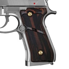 Empuñaduras de madera Cool Hand para Beretta 92/96 tamaño completo, 92 fs, m9, 92a1, 92 marrón 2
