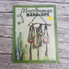 Vintage Craft Course Pub. H-213 "Macrame Hang-Ups" 11 Macrame Projects 1973
