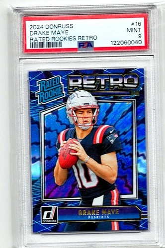 2024 Panini Donruss - Rated Rookie Retro Drake Maye #16 (RC)
